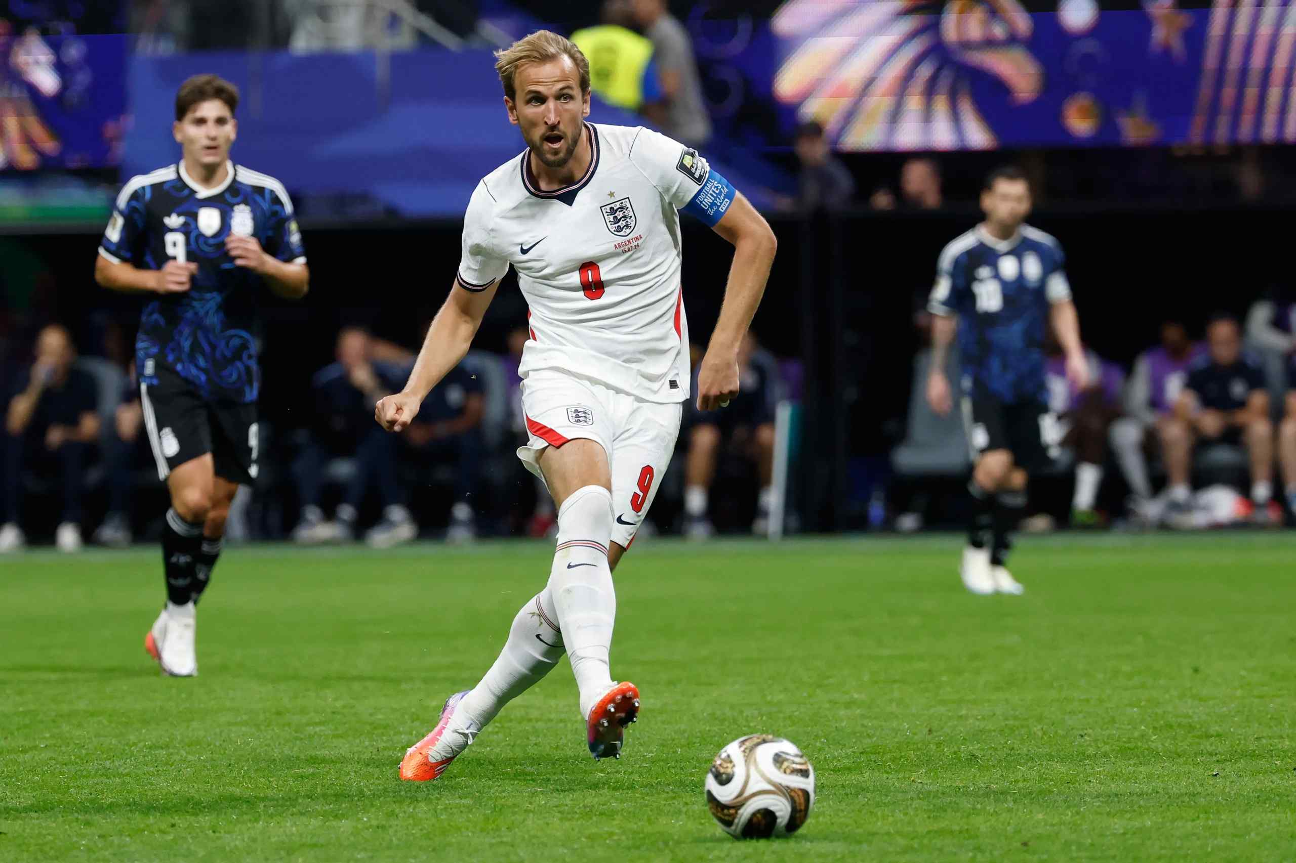 Harry Kane playing for England